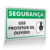 Placa Segurança - Use Protetor de Ouvido