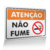 Placa Atenção - Não Fume