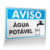 Placa Aviso - Água Potável