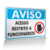 Placa Aviso - Acesso Restrito a Funcionários