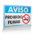 Placa Aviso - Proibido Fumar