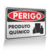 Placa Perigo - Produto Químico