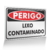 Placa Perigo - Lixo Contaminado