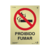 Placa de Sinalização P1 Proibido Fumar - comprar online
