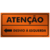 Placa Atenção Desvio à esquerda