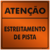 Placa Atenção Estreitamento de pista na internet