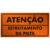 Placa Atenção Estreitamento de pista