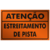 Imagem do Placa Atenção Estreitamento de pista