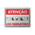 Placa Atenção - Uso Obrigatório (Óculos/Luvas/Máscara/Botas/Proteção de Ouvido) - comprar online