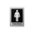 Placa - Banheiro Feminino (Woman) - comprar online