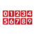Placas - Jogo de Números 0 ao 9 (p/ placa CIPA PS648/PM648)
