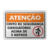 Placa Atenção - Cinto de Segurança Obrigatório Acima de 2 M - comprar online