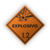 Placa de Rótulo de Risco Classe 1 Explosivo 1.2 - comprar online