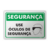 Placa Segurança - Use Óculos de Segurança - comprar online