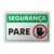 Placa Segurança - Pare - comprar online