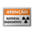 Placa Atenção - Material Radioativo - comprar online