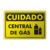 Placa Cuidado - Central de Gás - comprar online