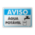 Placa Aviso - Água Potável - comprar online