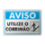 Placa Aviso - Utilize o Corrimão - comprar online