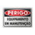 Placa Perigo - Equipamento em Manutenção - comprar online