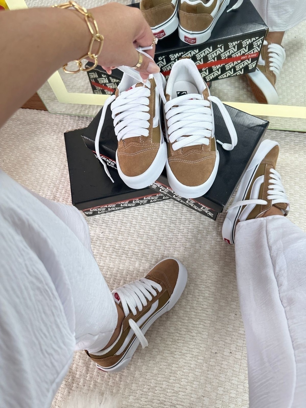 TENIS VANS KNU SKOOL BEGE SUEDE EXCLUSIVE OUTLET