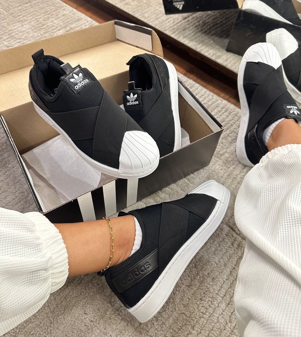 Adidas slip on feminino 2025