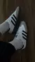 TENIS ADIDAS SAMBA COURO/ SINTÉTICO WHITE BLACK