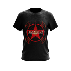 Camisa Guns N' Roses Logo Estrela Chinese Democracy