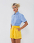 Shorts Alfa Linho Amarelo Cometa - comprar online