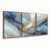 Quadro Decorativo Kit 3 Telas, Abstrato Textura Blue - comprar online