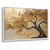 Quadro Decorativo Floral Árvore Dourada na internet