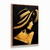 Imagem do Quadro Decorativo Mulher de Chapéu Dourado