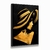 Quadro Decorativo Mulher de Chapéu Dourado - loja online