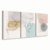 Quadro Decorativo Kit 3 Telas, Abstrato Minimalista Silueta - comprar online