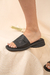 Sandalias Maite Cuero Negro - comprar online