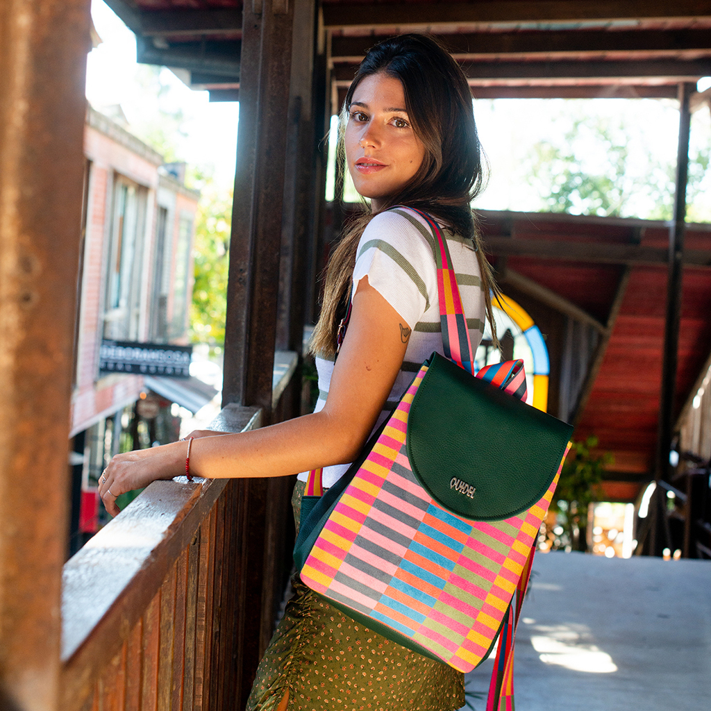 Mochila Clasica Verde Ingles Comprar en Quidel