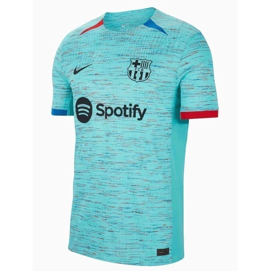 Camisa Barcelona Third 23 24 Torcedor Nike Masculino Azul Claro