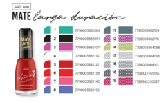 ESMALTE LARGA DURACION KATALIA (241) [aclarar colores por whatsapp]