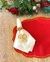 Servilleta de Tela Bordada color blanco invierno Merry Christmas en internet