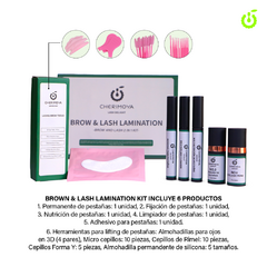 Kit laminado de cejas y pestañas 2 en 1 CHERIMOYA