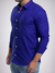 Camisa Linho Azul Royal - comprar online