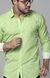Camisa Listrada Verde - comprar online