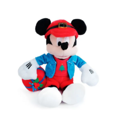 Pelúcia decorativa, Mickey Noel c/presente 32cm - Cromus