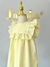 Vestido Ana amarelo babado - comprar online