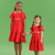 VESTIDO INFANTIL VERMELHO FIO DE PRATA - PETIT CHERIE