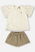 CONJUNTO INFANTIL MENINA LAISE E LINHO - UP BABY - comprar online