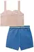 CONJUNTO INFANTIL MENINA CROPPED E SHORT SAIA - INFANTI - loja online