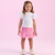 BLUSA INFANTIL FEMININA TULE E LAÇOS - PETIT CHERIE