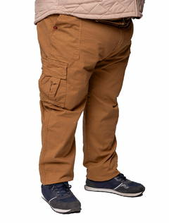 Pantalon Cargo gabardina con spandex talles especiales - comprar online
