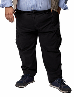 Pantalon Cargo gabardina con spandex talles especiales - comprar online